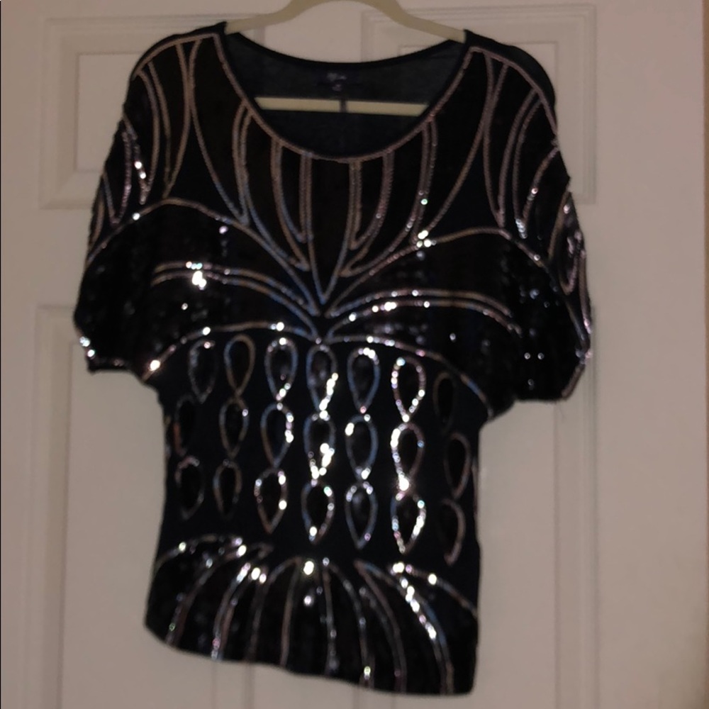NWT NBW Sequin Dress Top